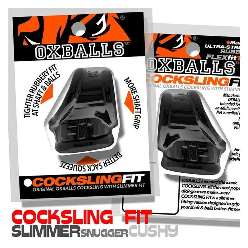 CockSling FIT Black OxBalls Discreet Intimate Essentials.