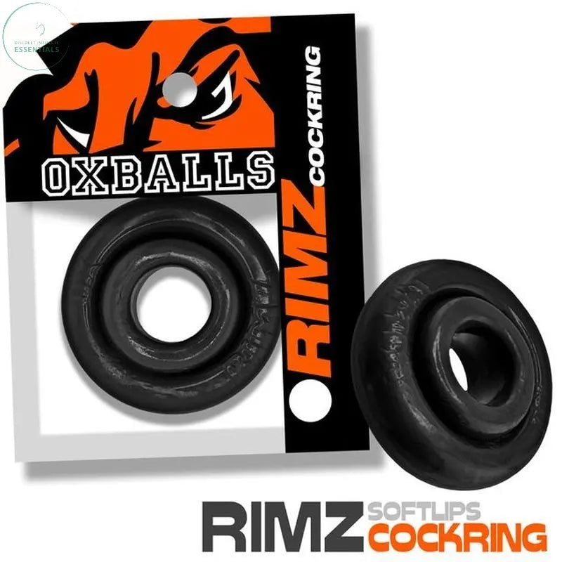 Affordable quality Rimz Ring Black  from OxBalls by Discreet Intimate Essentials with Discreet Delivery 