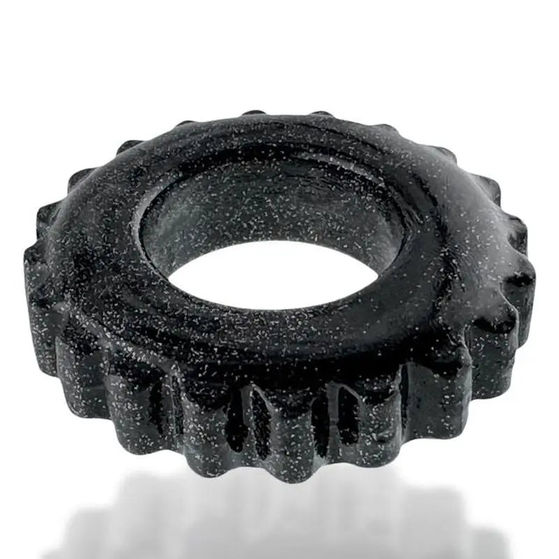Plushy Ring Black OxBalls Discreet Intimate Essentials.