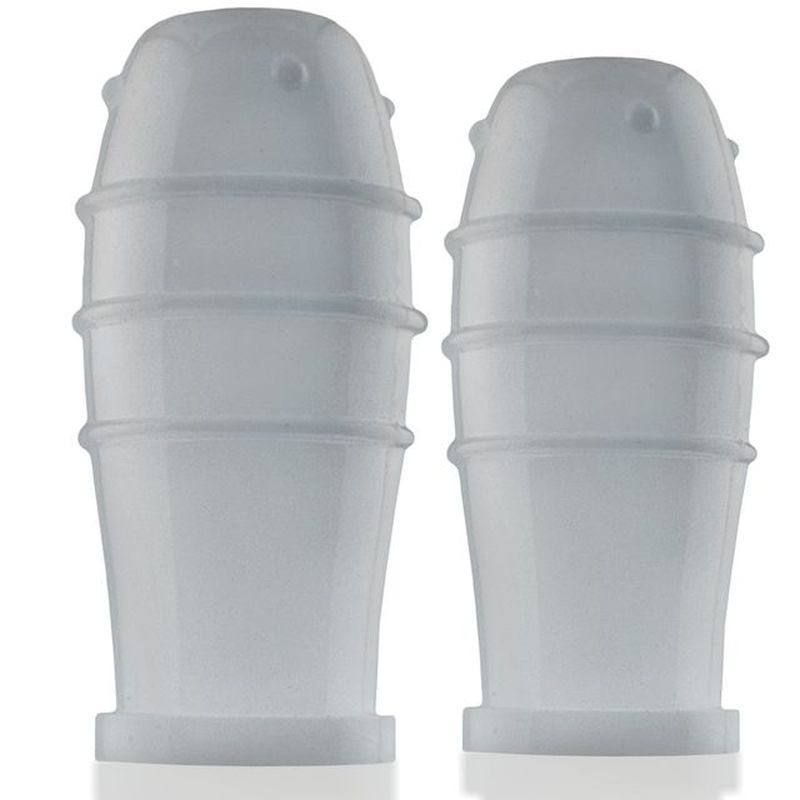 Lankyz Silicone Nipsuckers Clear - deep silicone nipsuckers designed for strong suction and grip.