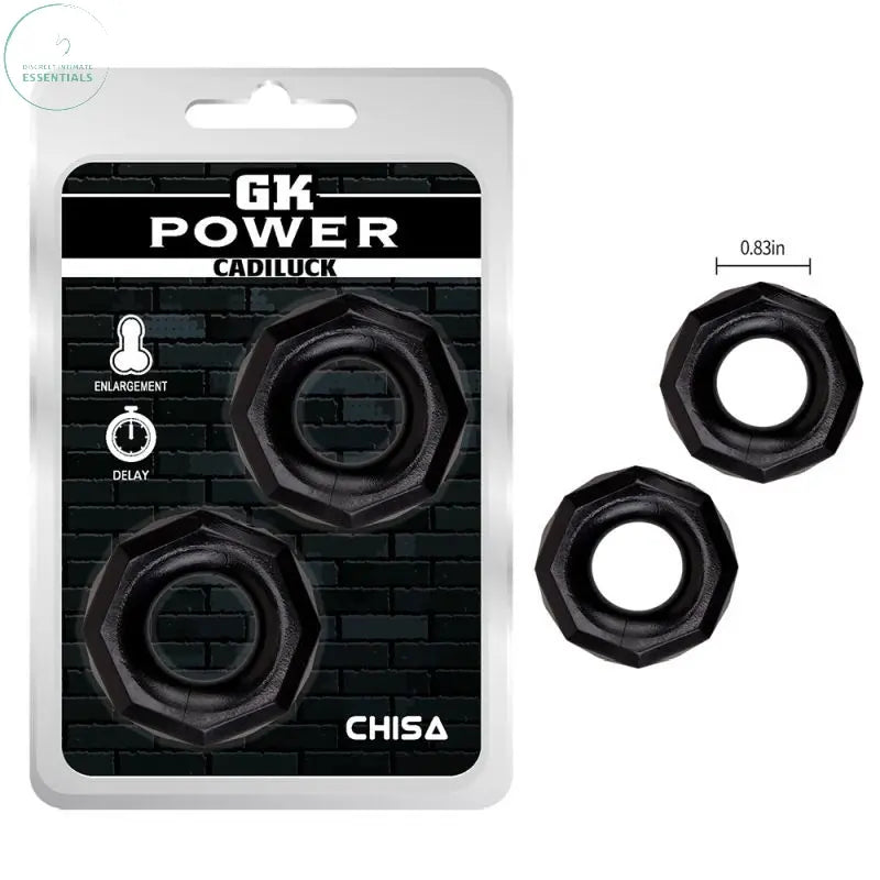 Affordable quality Cadiluck 2 Pc Nut Ring Set  from GK Power by Discreet Intimate Essentials with Discreet Delivery 
