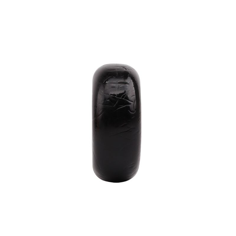 MEGA Fat O Cock Ring showcasing a thick, black TPE circular design, perfect for enhancing girth and providing a commanding bulge.