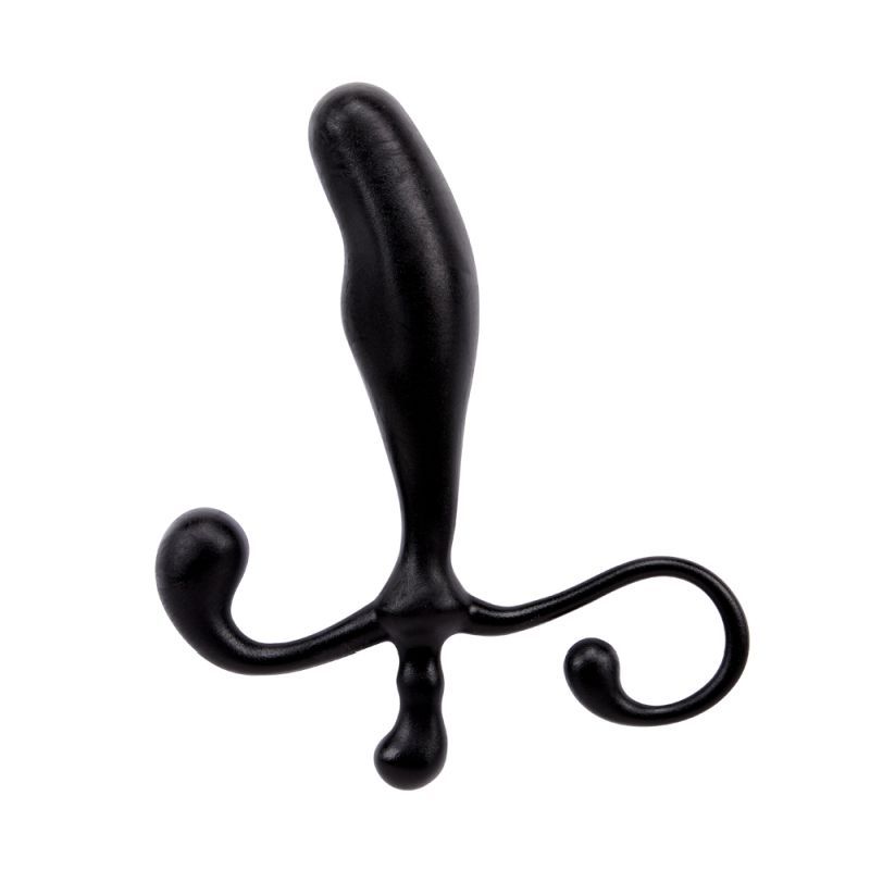 Prostate Pleasure Plug designed for precise prostate play with dual curled handles for control.