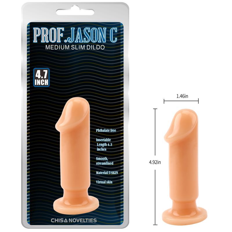 Cock Plug Flesh Medium 4.7in, a body-safe TPE medium cock plug designed for comfort and pleasure.