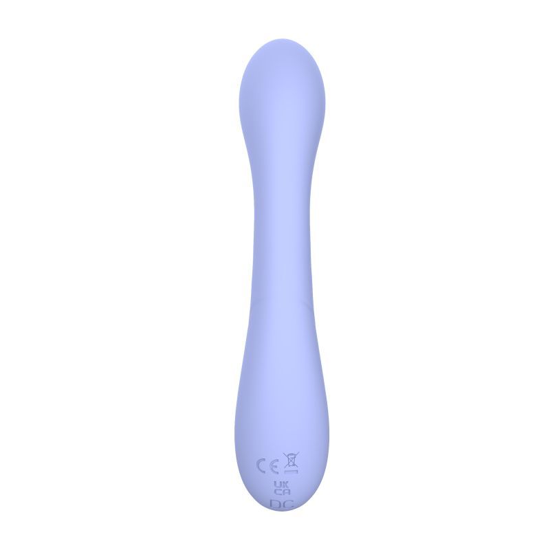 Harmony G-Spot Rabbit vibrator in soft lavender silicone, ideal for dual stimulation and G-spot pleasure.