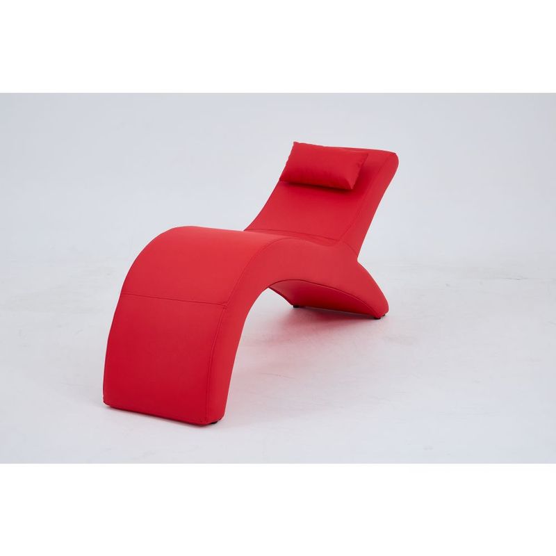 Kama Sutra love lounge in vibrant red, featuring ergonomic curves for comfort and sensual design.