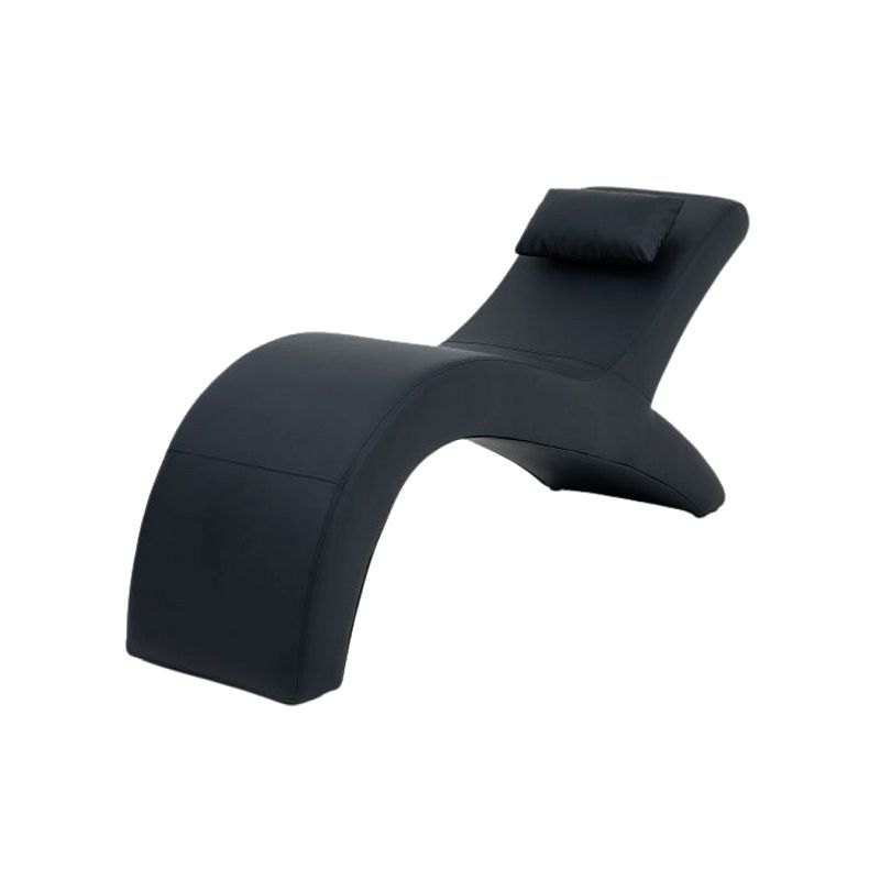Kama Sutra love lounge in sleek black design, showcasing ergonomic curves for comfort and sensual relaxation.