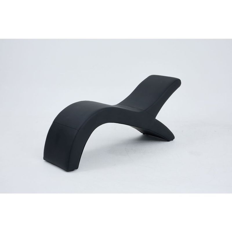 Kama Sutra love lounge in black, featuring sculptural curves for comfort and relaxation.