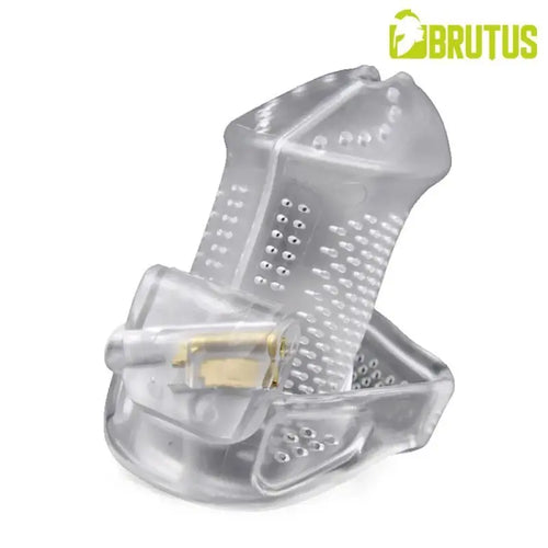 Brutus Airmesh Chastity Cage Clear Brutus Discreet Intimate Essentials.