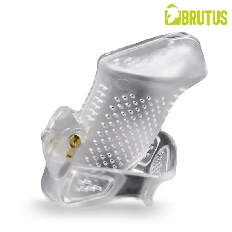 Brutus Airmesh Chastity Cage Clear Brutus Discreet Intimate Essentials.