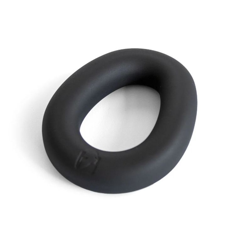 Brutus Hypersoft Silicone Ergo Cockring in black, designed for enhanced erection strength and comfort.