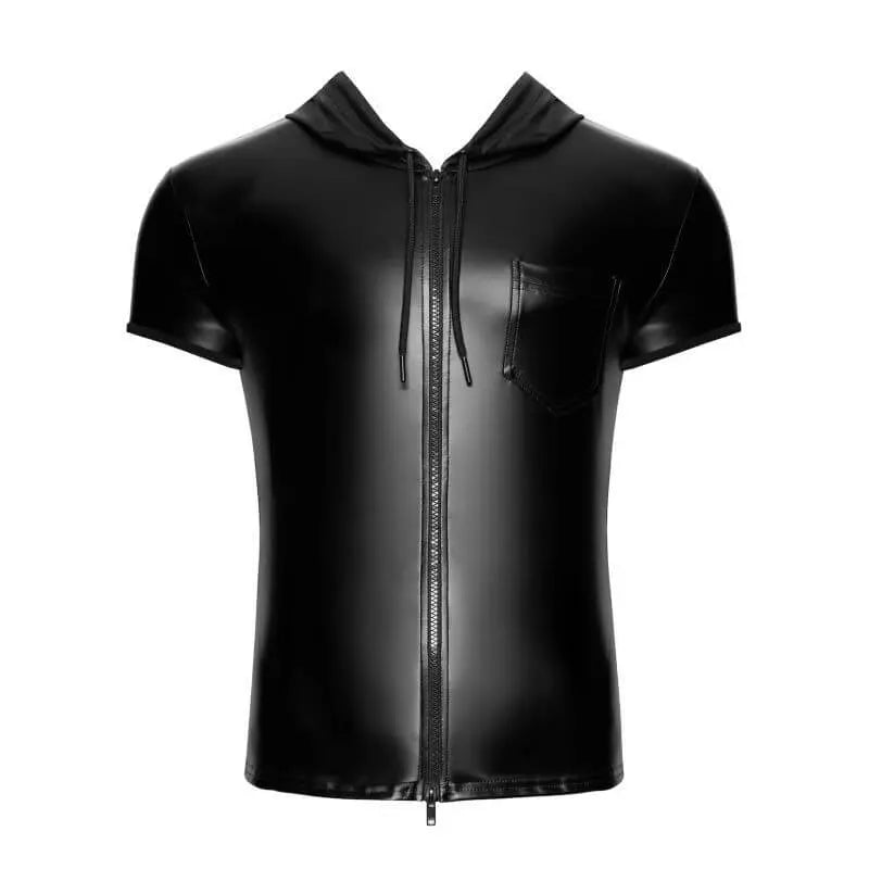 Affordable quality Vexen Hooded T Shirt  from Noir by Discreet Intimate Essentials with Discreet Delivery 