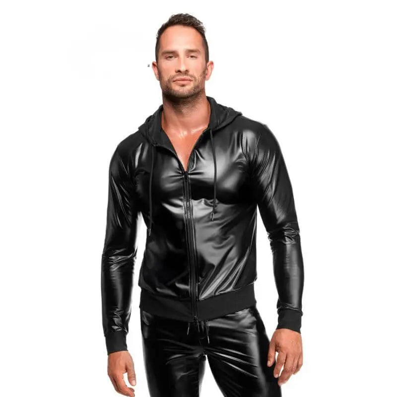 Vexen Hooded Jacket Noir Discreet Intimate Essentials.