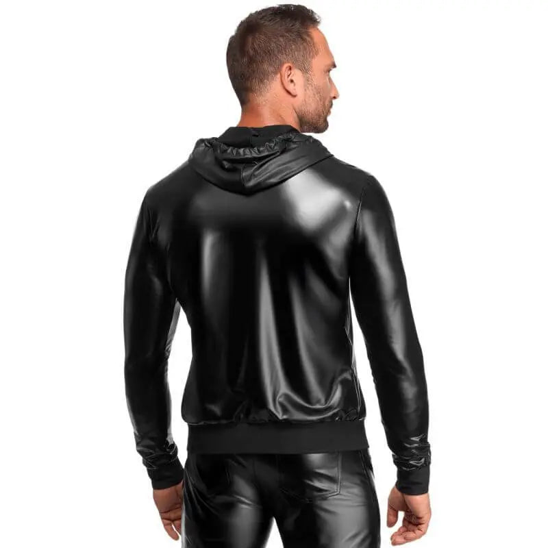 Vexen Hooded Jacket Noir Discreet Intimate Essentials.