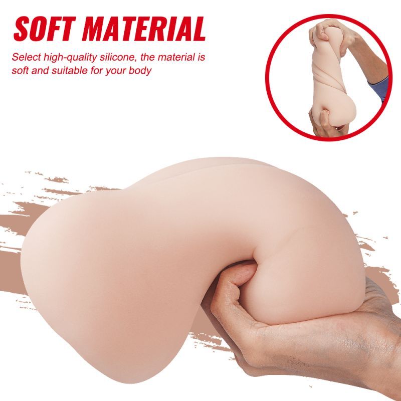 Aggie Realistic Vibrating Vaginal Masturbator showcasing soft material for a lifelike feel.