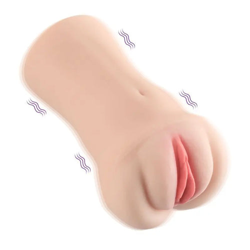 Brenna Dual Density 3 Speed 7 Mode Vibrating Realistic Masturbator XISE Discreet Intimate Essentials.