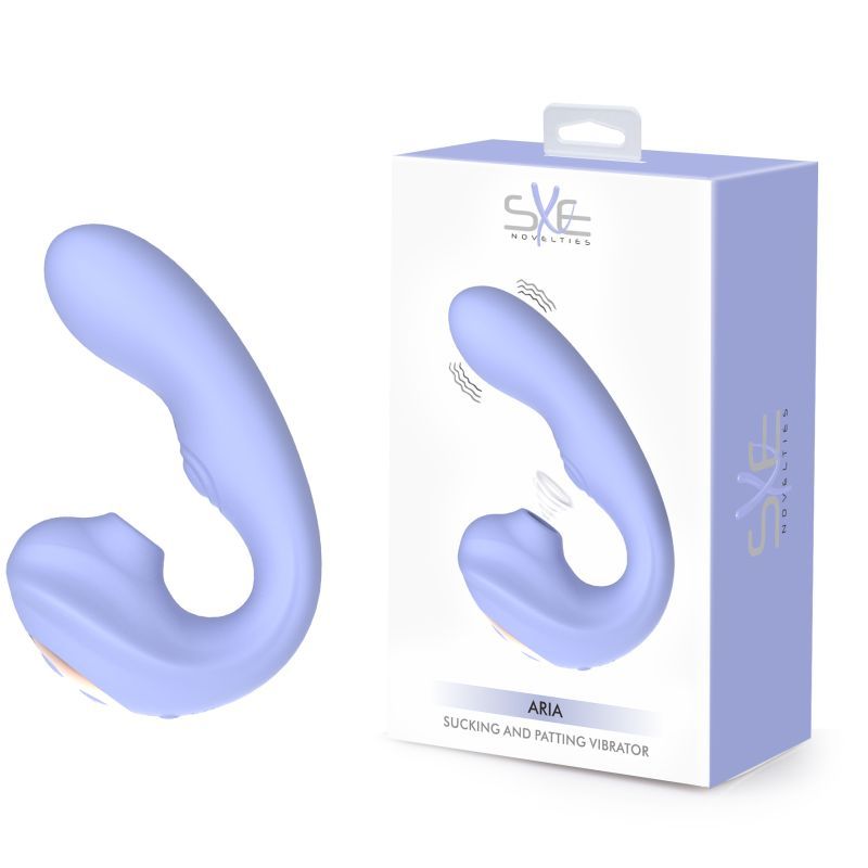 Aria Air Pulse C Shaped Vibrator in a stylish package, perfect for intimate essentials for her and adult novelty store near me.