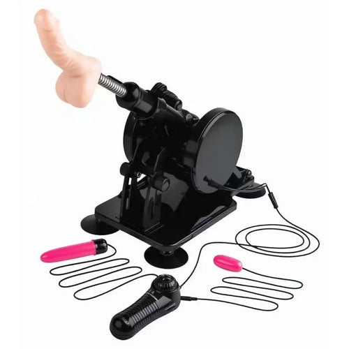 Cannon Sex Machine with Wired Remote and Accessories MixJoy Discreet Intimate Essentials.