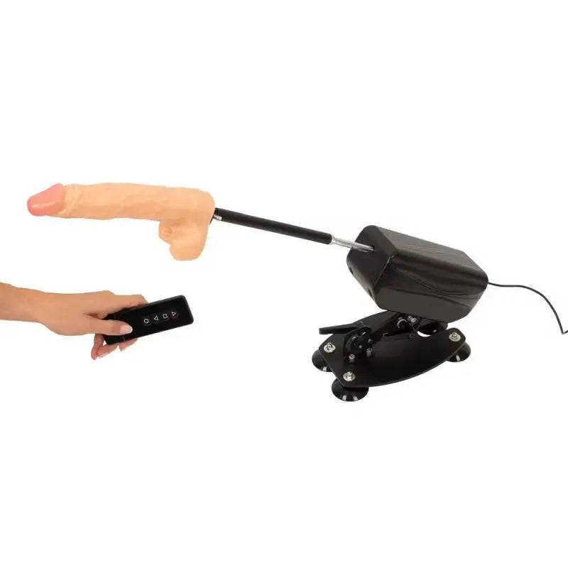 Deluxe Sex Machine with Remote Control and Accessories MixJoy Discreet Intimate Essentials.