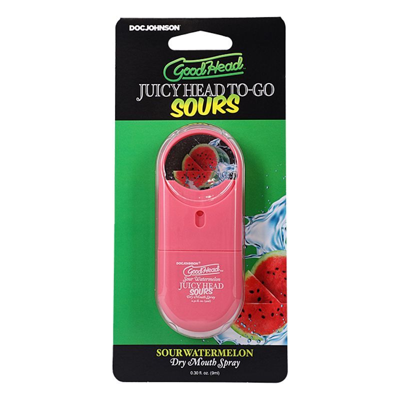 Affordable quality GoodHead Juicy Head Spray To-Go Sour Watermelon 9ml  from GoodHead by Discreet Intimate Essentials with Discreet Delivery 
