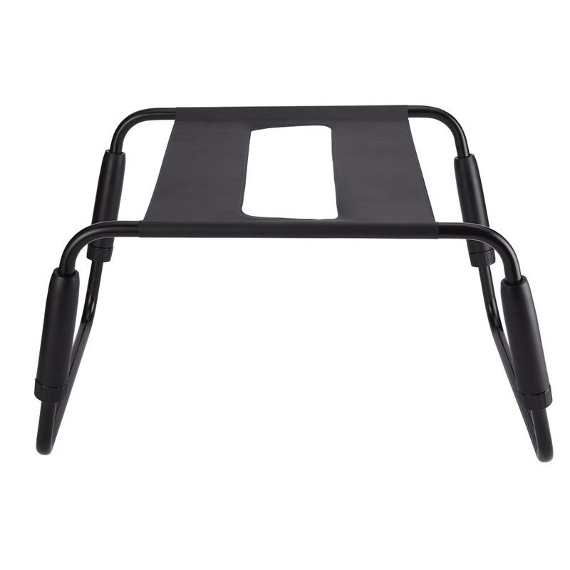 Sex Chair Adjustable Height Black TPU Seat Daytona