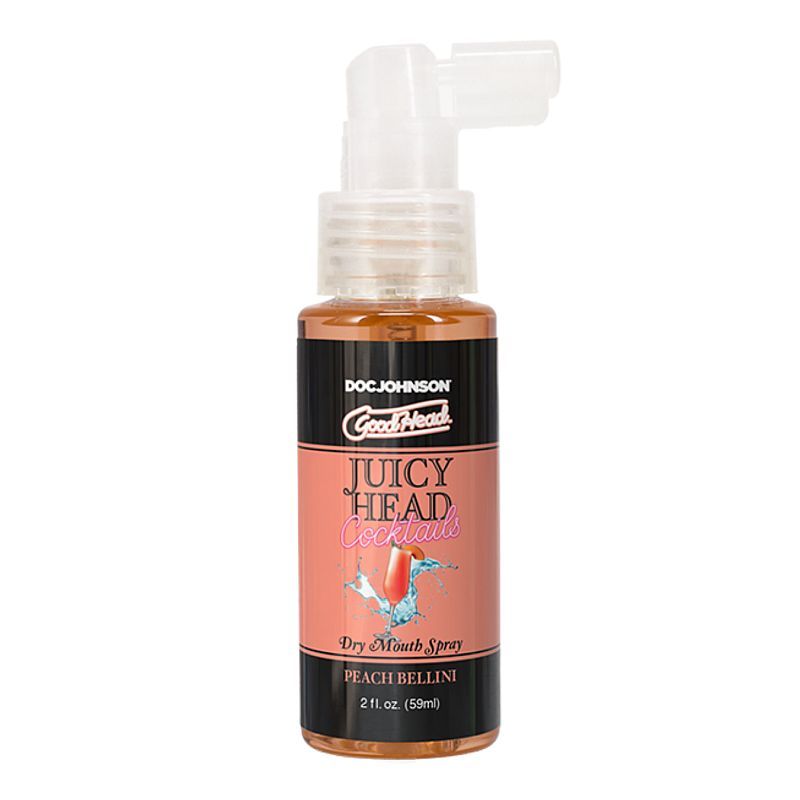 Affordable quality GoodHead Juicy Head Spray Cocktails Peach Bellini 59ml  from GoodHead by Discreet Intimate Essentials with Discreet Delivery 