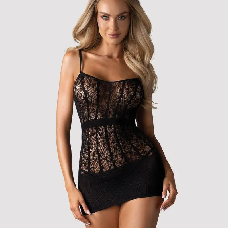 D605 Dress Black Obsessive Discreet Intimate Essentials.