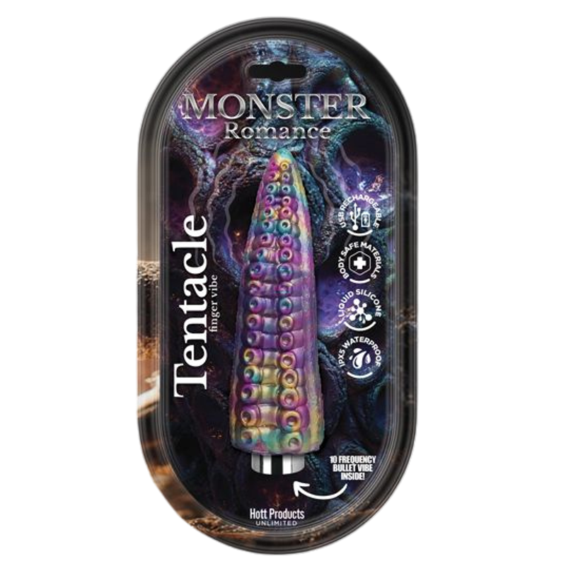 Affordable quality Tentacle Silicone USB Bullet Vibrator  from Hott Products by Discreet Intimate Essentials with Discreet Delivery 