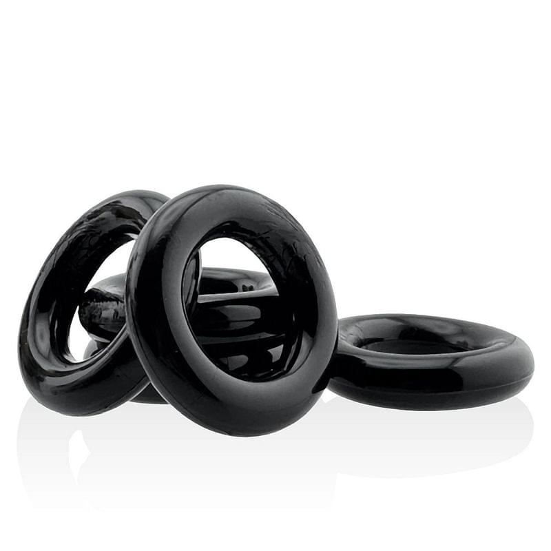 Jacker Stack 5 Pc Strong Cock Ring Black by Hunkyjunk from Discreet Intimate Essentials for  Adult Toys, quality products at discount affordable prices.