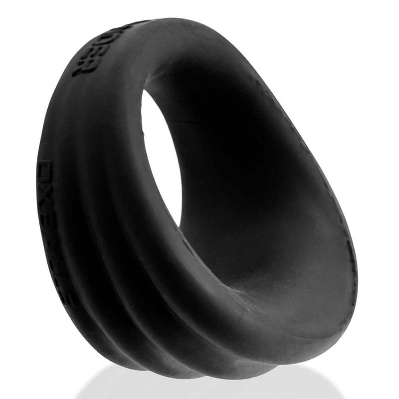 Expander Slim Scoop Cockring Black by Hunkyjunk from Discreet Intimate Essentials for  Adult Toys, quality products at discount affordable prices.