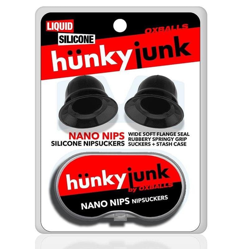 Nano Nips Nipple Sucker Silicone Black w Storage Case by Hunkyjunk from Discreet Intimate Essentials for  Adult Toys, quality products at discount affordable prices.