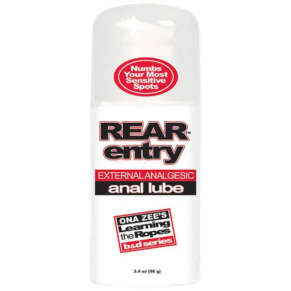 Ona Zee's Rear Entry - Desensitising Anal Lubricant - 96 g Bottle Doc Johnson Discreet Intimate Essentials.