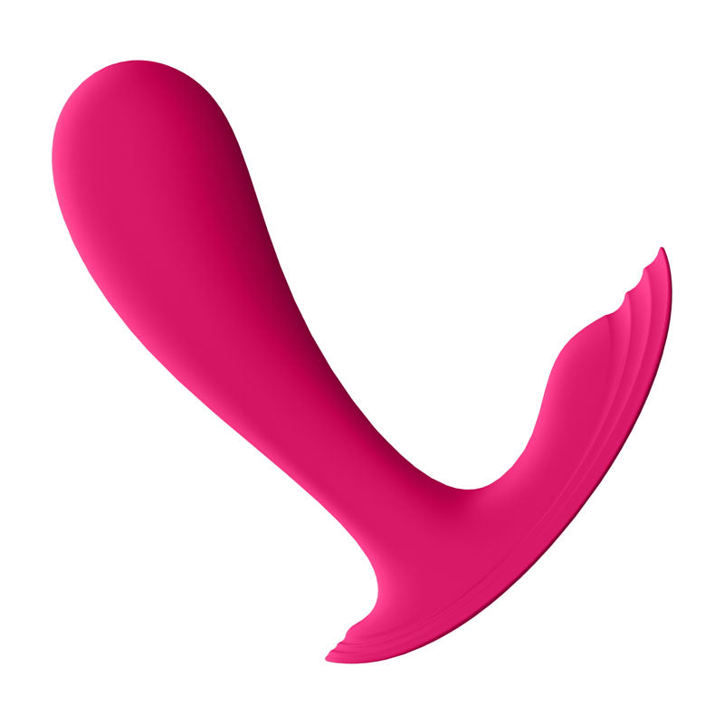 Satisfyer Top Secret wearable vibrator with app control, featuring ergonomic design for comfort and stimulation.