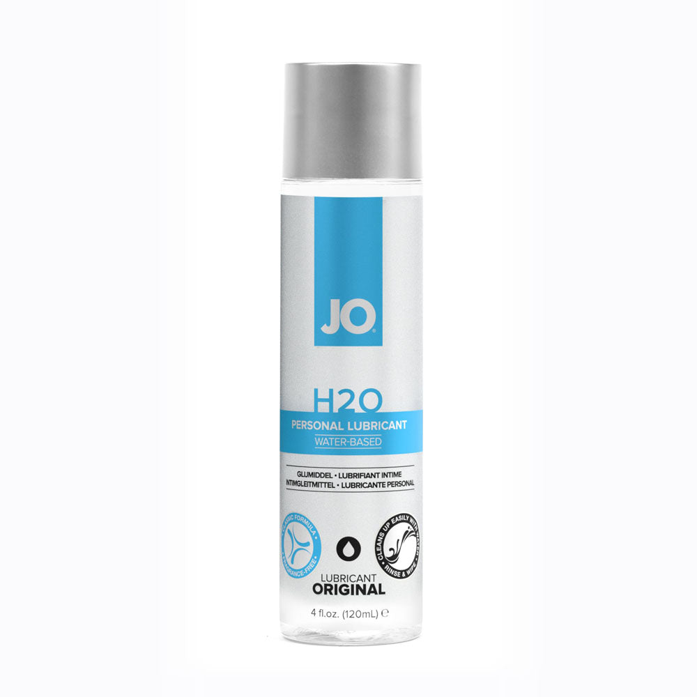 JO H2O Original Lube - 120 mL - Water Based Lubricant - 120 ml Bottle on a white background.
