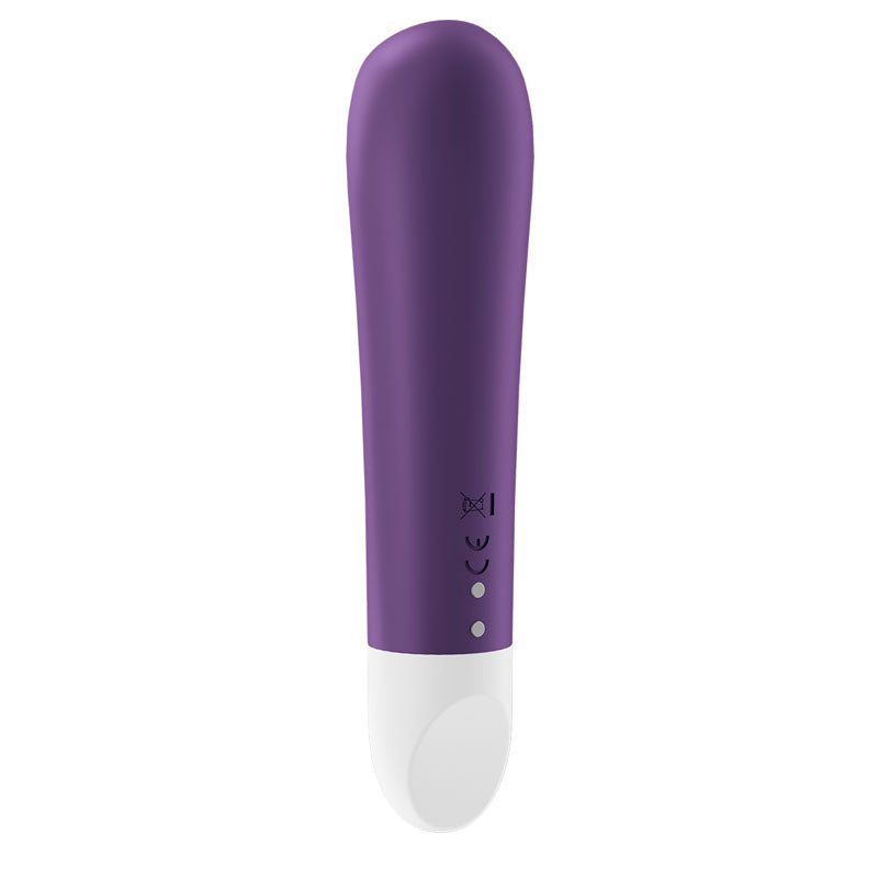 USB rechargeable bullet vibrator in a sleek purple design for targeted stimulation.