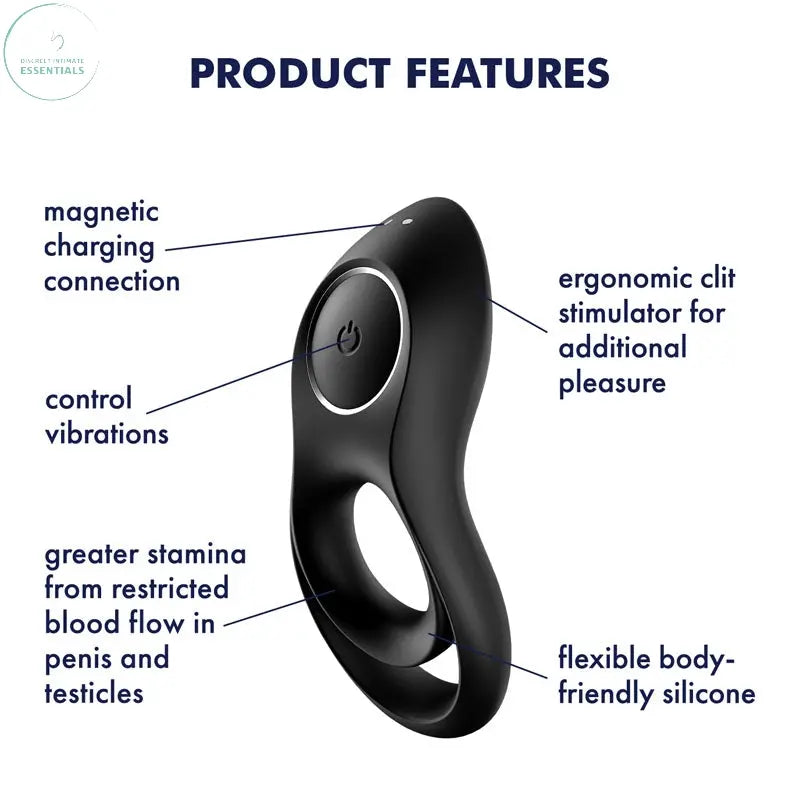 Affordable quality Satisfyer Legendary Duo -  USB Rechargeable Cock & Balls Ring  from Satisfyer by Discreet Intimate Essentials with Discreet Delivery 