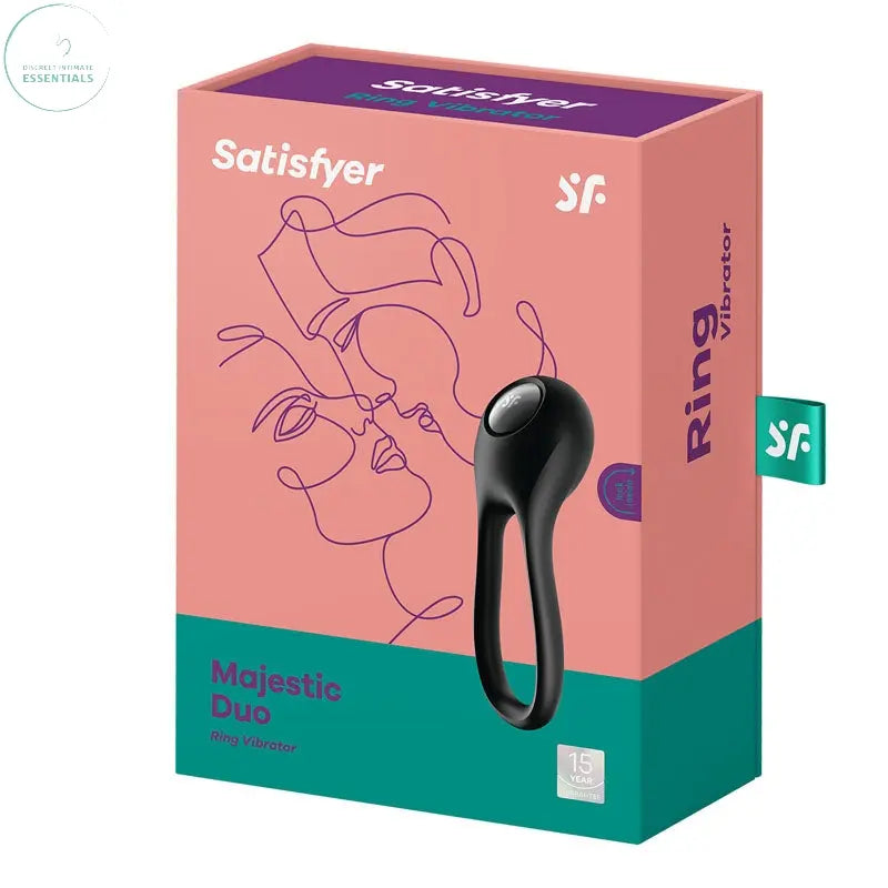 Affordable quality Satisfyer Majestic Duo -  USB Rechargeable Cock Ring  from Satisfyer by Discreet Intimate Essentials with Discreet Delivery 