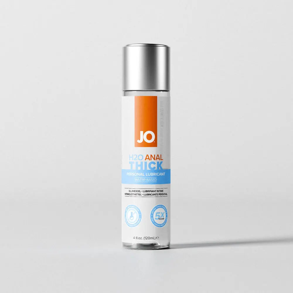 JO H2O Anal Thick Lube - 120 mL - Thick Water Based Anal Lubricant - 120 ml Bottle JO Discreet Intimate Essentials.