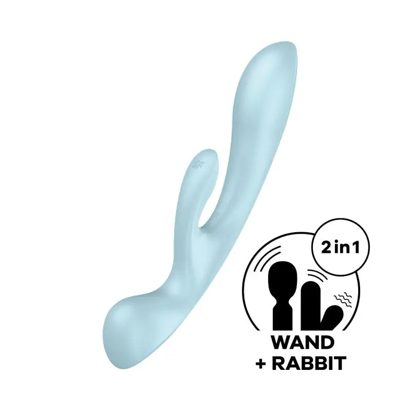 Satisfyer Triple Oh - Light  USB Rechargeable Rabbit Vibrator Satisfyer Discreet Intimate Essentials.