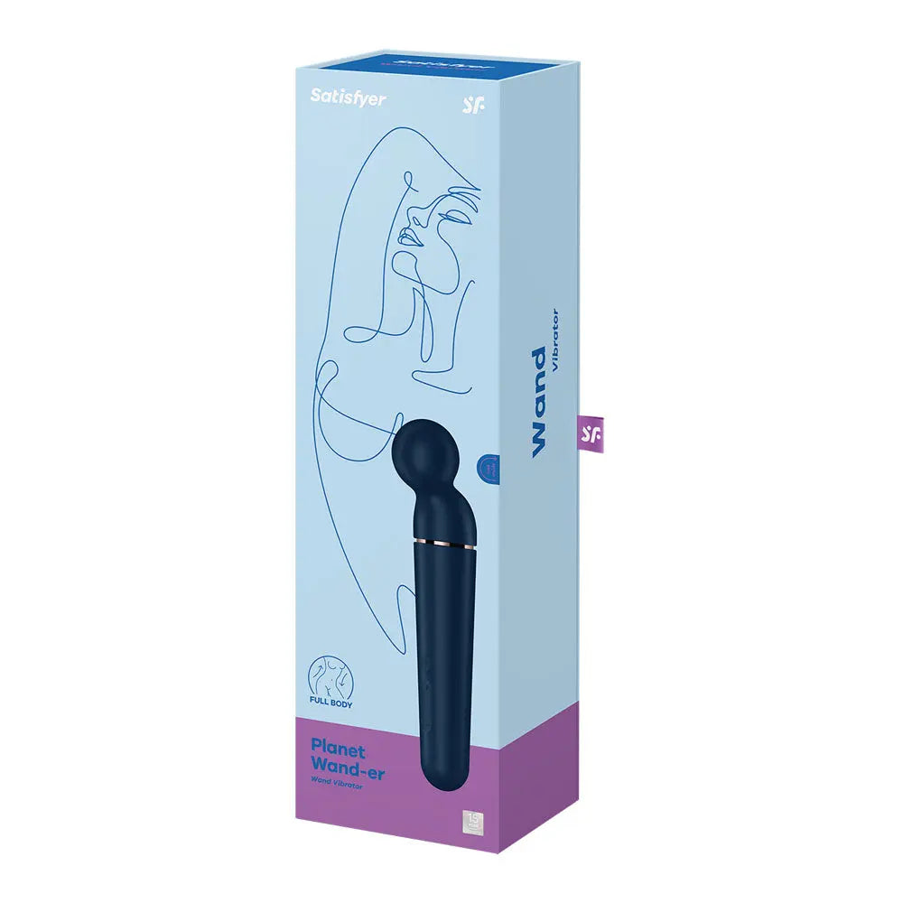 Satisfyer Planet Wand-er -  - /Rose Gold USB Rechargeable Massager Wand Satisfyer Discreet Intimate Essentials.