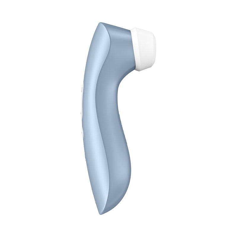 Satisfyer Pro 2+ - Touch-Free USB-Rechargeable Clitoral Stimulator with Vibration side view