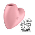 Satisfyer 甜心之愛 - 淺粉 - 淺粉 USB 充電式氣壓脈衝震動器