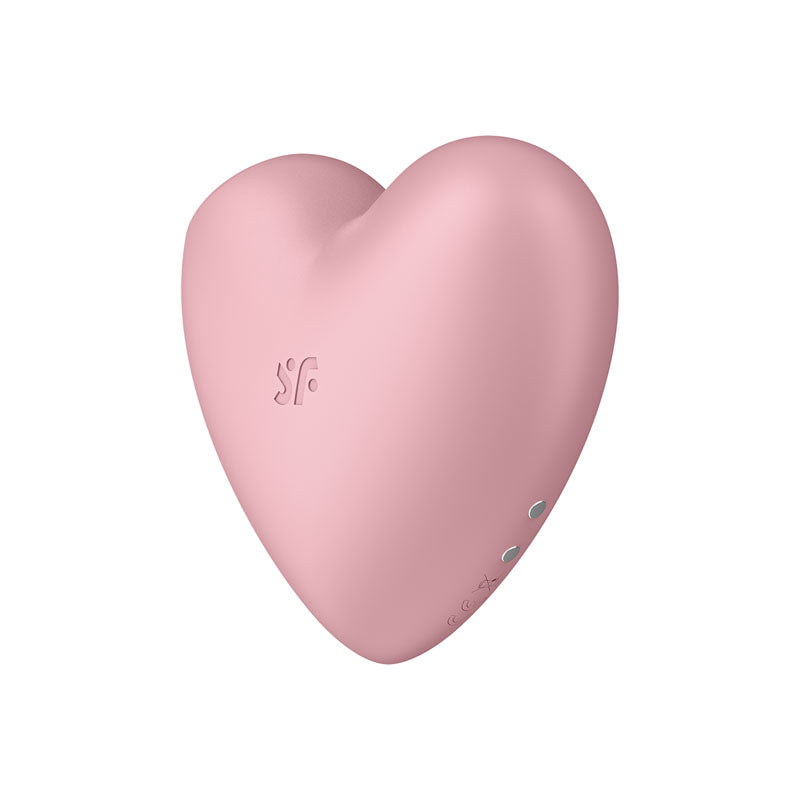 Satisfyer 甜心之愛 - 淺粉 - 淺粉 USB 充電式氣壓脈衝震動器