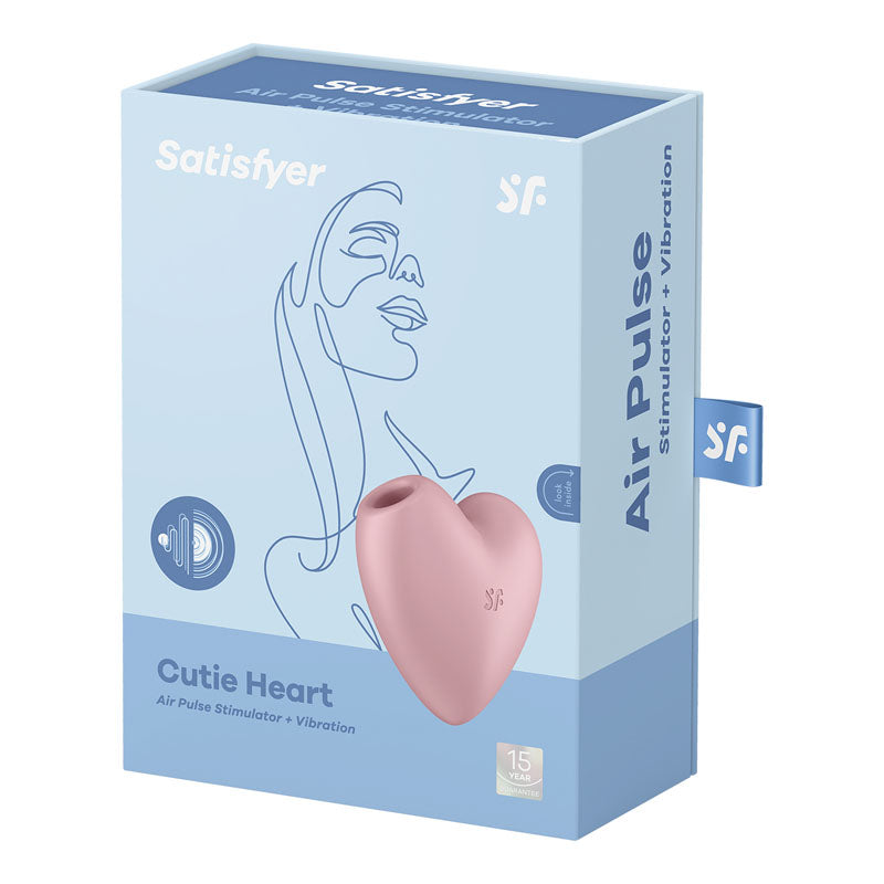 Satisfyer 甜心之愛 - 淺粉 - 淺粉 USB 充電式氣壓脈衝震動器