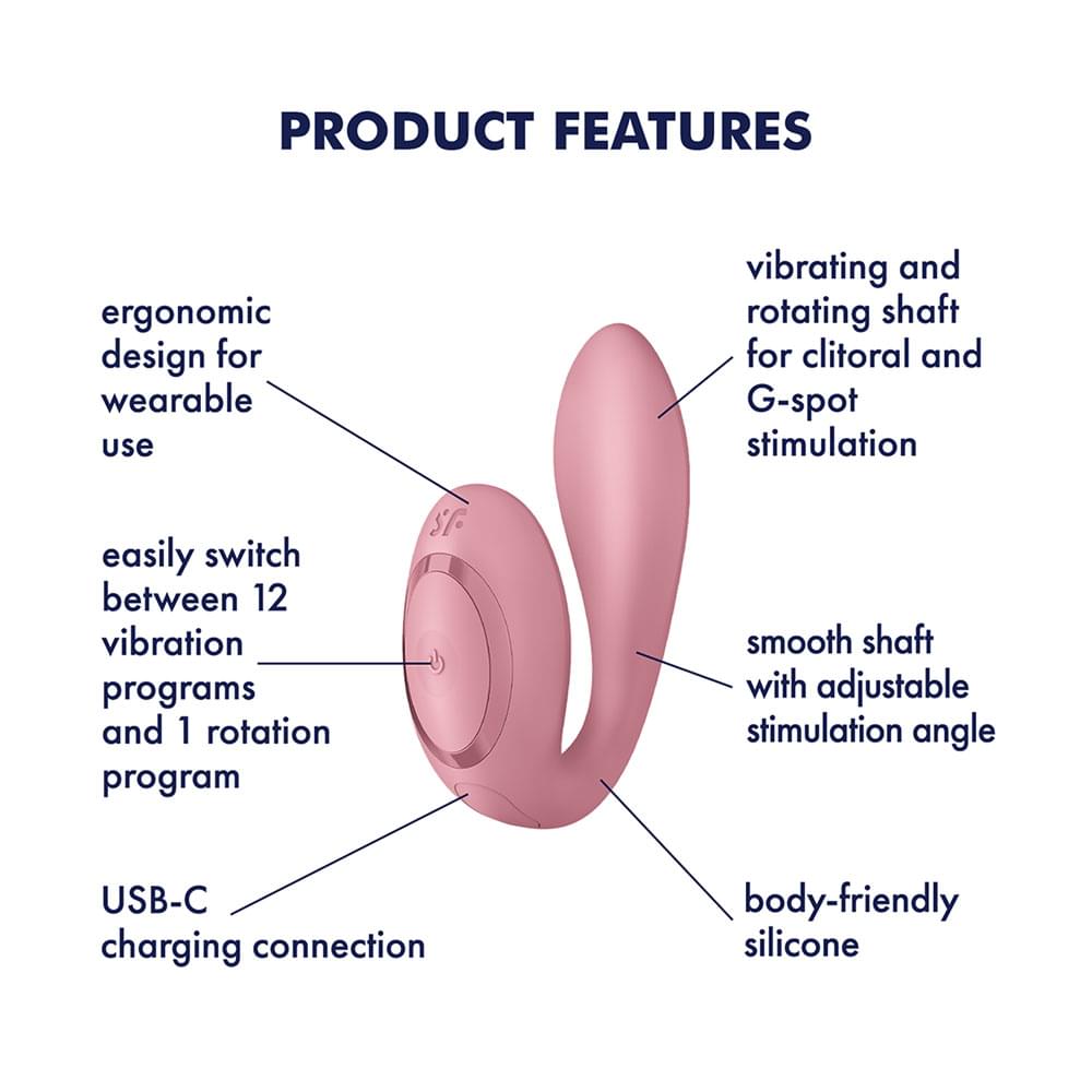 Satisfyer Desire 360 -  USB-C Rechargeable Rotating Wearable Vibrator