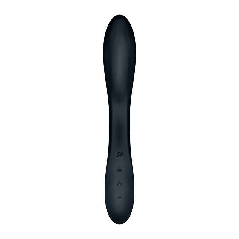 Satisfyer Rrrolling Explosion G-spot rechargeable vibrator with ergonomic design and smooth finish.