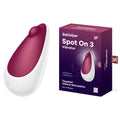 Satisfyer Spot On 3 - Berry USB Rechargeable Stimulator, ideal for targeted clitoral stimulation with a sleek design.