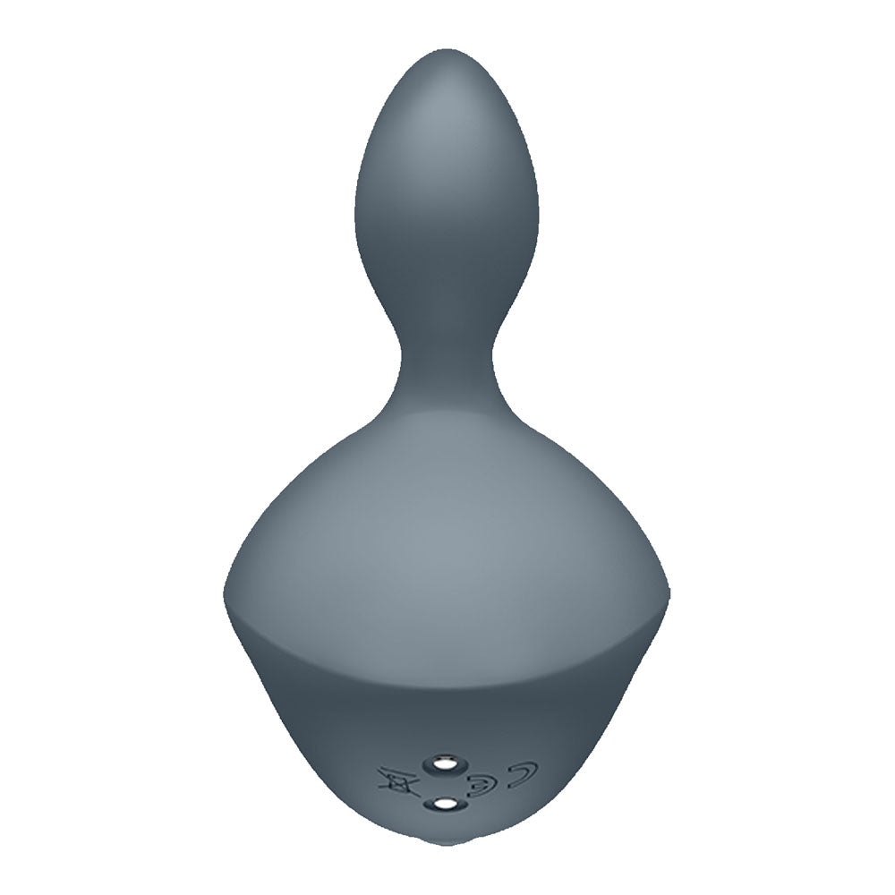Satisfyer Booty Absolute Beginners 4 - Grey USB Rechargeable Vibrating Butt Plug for anal pleasure.