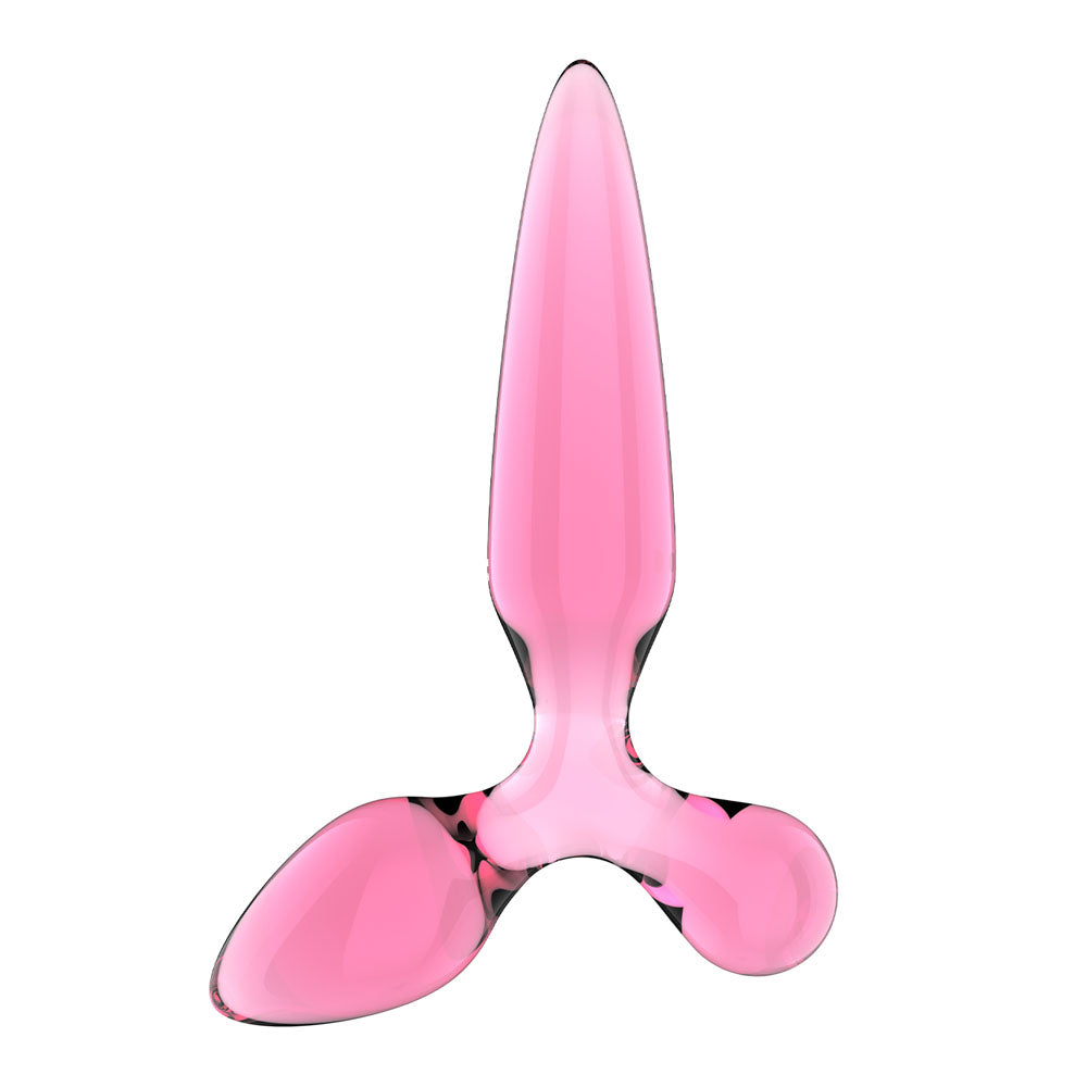 Satisfyer Triple Crystal 2 -  -  Glass 3-in-1 Butt Plug for intimate essentials for her and adult novelty store needs.