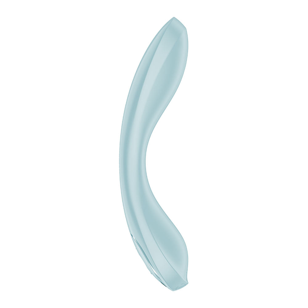 Satisfyer G-Spot Wave 2 - Ice  - Ice  23.6 cm USB Rechargeable Flicking Tip Vibrator